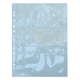 10 Folha P Cedulas 3 Div Transparente Rigida Com Tarja