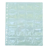 10 Folha Plastico Moedas 20 Div Furo Univ com Aba
