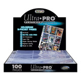 10 Folhas Fichário 9 Bolsos Ultra Pro Platinum Series