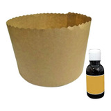 10 Forma De Papel Para Panetone 500g 01 Essência Grátis