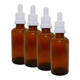 10 Frasco Gotejador Conta Gotas Vidro Âmbar 30ml Tampa Lacre