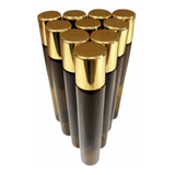 10 Frascos Âmbar Roll on Para Óleos Essenciais 10 Ml