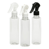 10 Frascos Pet Reto Alto 250 Ml Com Válvula Mini Gatilho
