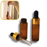 10 Frascos Vidro Âmbar Conta Gotas 5ml Óleos Essenciais