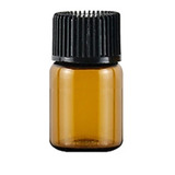 10 Frascos Vidro Âmbar Gotejador De 2ml Com Tampa