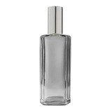 10 Frascos Vidro Para Perfume 100 Ml Válvula Spray Prata