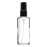 10 Frascos Vidro Perfume 60 Ml Laque Válvula Spray Preta