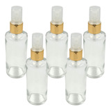 10 Frascos Vidro Perfume Laque 60ml Válvula Spray Semi Luxo
