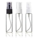 10 Frascos Vidros 15 Ml Válvula Spray Amostra De Perfumes