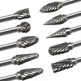 10 Fresa Metal Duro Tungstenio Broca