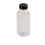 10 Garrafa Pet Plástica Tampa Com Lacre 300ml Descartavel
