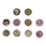 10 Glitter Encapsulado Flocado Pedrarias Caviar