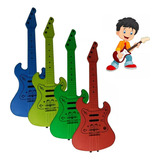 10 Guitarra De Plástico Colorida brinquedo infantil Atacado