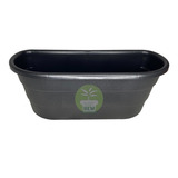 10 Jardineira Vasos Parede Meia Lua Preto Grande Resistente