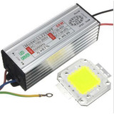 10 Kit Chip   Reator Driver Led Reposição 50w Quente Nf e