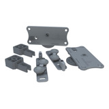 10 Kit Rodizio Porta Correr Guarda Roupa Ro 47 Rometal