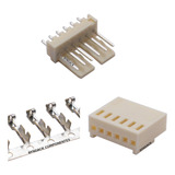 10 Kits Alojamento Terminal Conector Kk 6 Vias