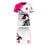 10 Kits Camisas E Calção Uniforme Futebol Personalizados