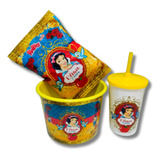10 Kits Cineminha Balde copo batata Ruffles Branca De Neve