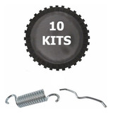 10 Kits Jump Profissional Academia 32 Molas Lona Gancho