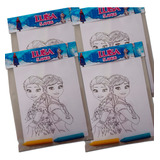 10 Kits Para Colorir Personalizado Frozen Lembrancinhas