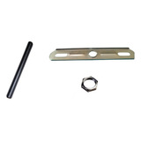 10 Kits Travessas Suporte Luminária Niples 5cm Porcas M10