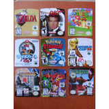 10 Labels Cartuchos Nintendo 64 Etiquetas N64 Várias 