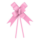 10 Laços Mágico Fácil Pronto Presente Médio Cromus 18 Mm Cor Rosa