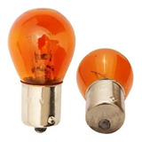 10 Lâmpada 1 Polo Seta Pisca Laranja 12v 21w