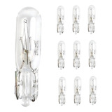 10 Lâmpada Esmagada W1 2w 12v W2x4 6d Sinalização