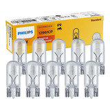 10 Lâmpada Philips Esmagada W5w 12v W2 1x9 5d Sinalização