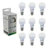 10 Lâmpadas Led 12v 9w Barco Food Trucks Aviões Cor Da Luz Branco frio