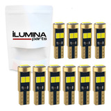 10 Lâmpadas Pinguinho 6 Leds T5 Painel Carro Premium Forte