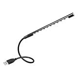 10 LED USB Luz Para Laptop Com Formato Delicado Protege A Visão Mini Lâmpada De Leitura Flexível Para Mesa De Computador Design Portátil 1 