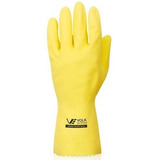 10 Luva Latex Silver Anti alérgica Limpeza Cozinha Jardim