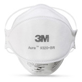 10 Máscara Pff2 3m Aura 9320 Br Respirador Sem Válvula