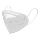 10 Máscara Pff2 N95 Proteção Respirador Imediato Cor Branco