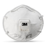 10 Máscaras Respirador 3m 8822 Pff2 Com Válvula Equivale N95