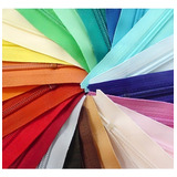 10 Metros 25 Cursor Ziper De Nylon N5 N 5 Por Metro Cor Cores Variadas informar Mensagem 
