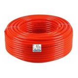 10 Metros Mangueira Pneumática Tubo Pu 6mm Vermelho