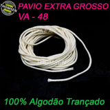 10 Metros Pavio Extra Grosso V A 48 Vela Artersanal Thomsen