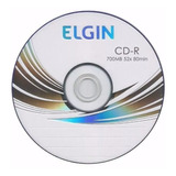 10 Mídia Cd r Elgin Logo 700mb 52x Envelope C nf Promoção