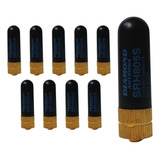 10 Mini Antena Dual Rádio Ht Baofeng Geral Sma Qualidade 5cm