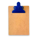 10 Mini Azul Pranchetas Mdf 148x210mm Com Porta Caneta
