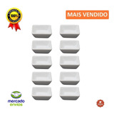 10 Mini Finger Food Quadrado De Porcelana Ref 367