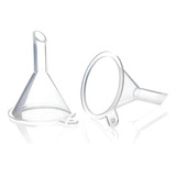 10 Mini Funil Descartável Cantil Perfumes Óleos Aromaterapia Cor Transparente