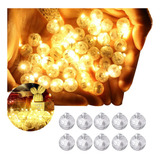 10 Mini Led Sem Fio Kit Decorativo Festa Bolo Bexiga Balão