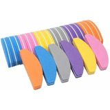 10 Mini Lixa Buffer Polidora Banana Gel Alongamento Acrilico