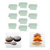 10 Mini Pote Porta Condimentos Com Tampa Colher 250ml
