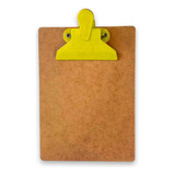 10 Mini Pranchetas Mdf 148x210mm Com Porta Caneta